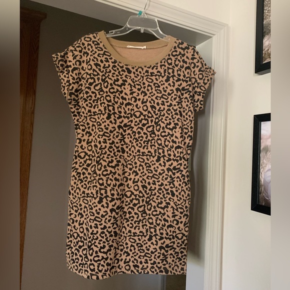 Ellison Cheetah Print Sack Dress - Size Small - Picture 1 of 5
